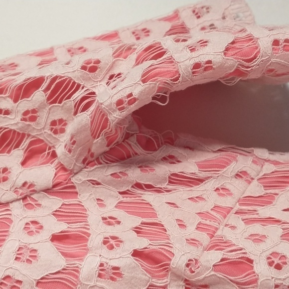 DownEast Fairycore Cottagecore 90's Y2K Grunge Lace Pink Dress Small - Picture 5 of 9